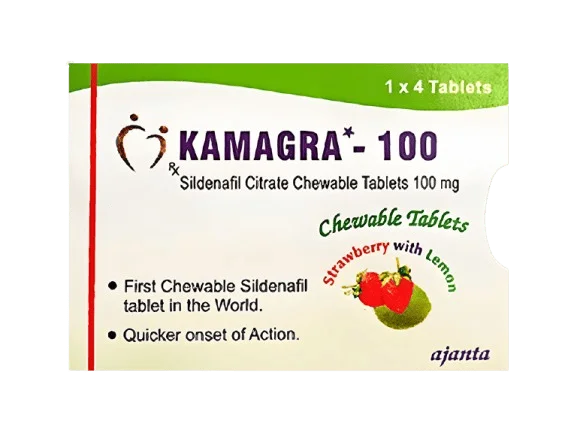 Kamagra Bombone – Kamagra Bombone (Chewable) sa 100mg sildenafila - praktičan oblik za žvakanje, bez potrebe za vodom.